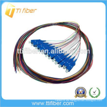 SC / UPC 12color 0.9mm G657A2 Cobertura de fibra óptica